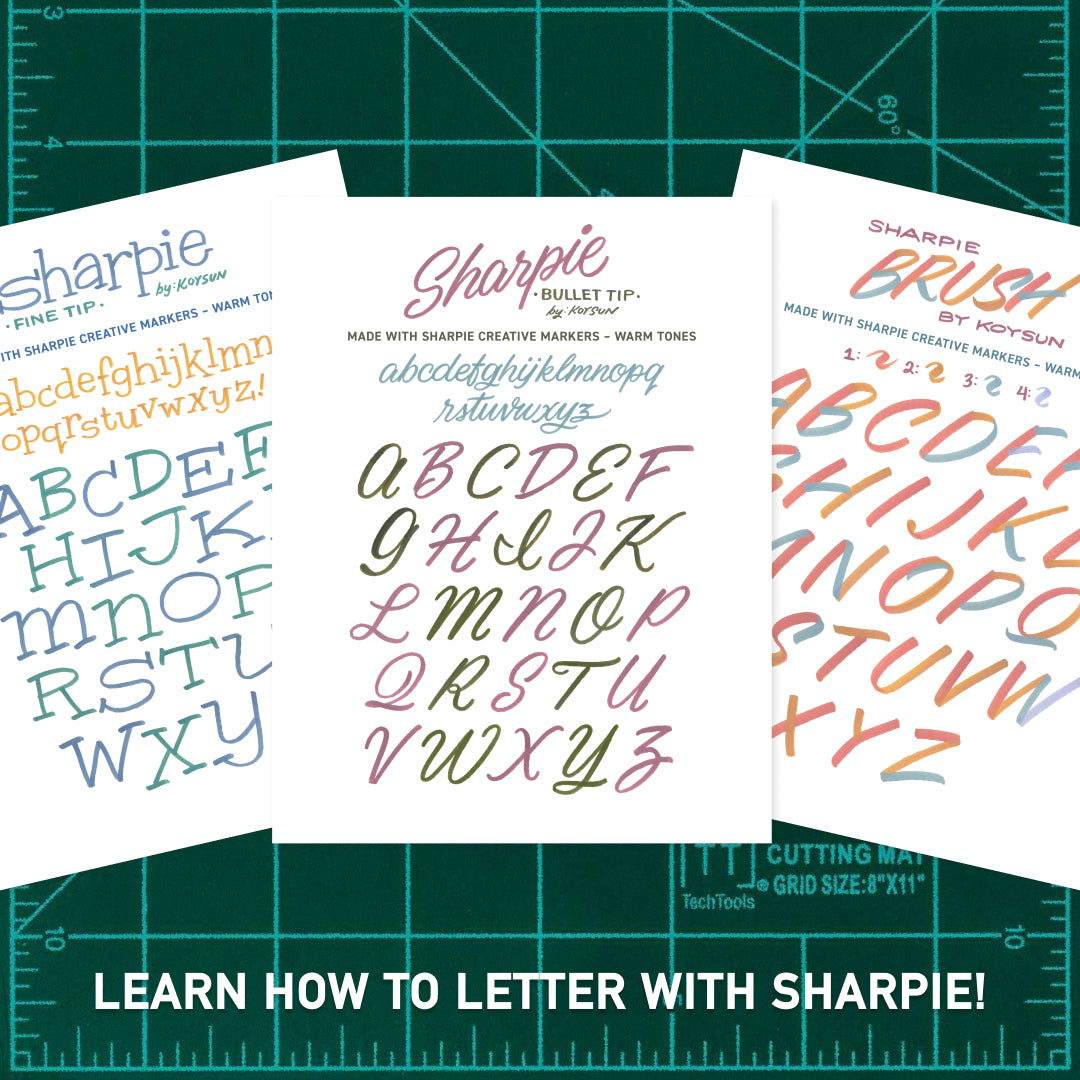 Koy x Sharpie Alphabet Sheet